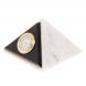 Часы настольные &amp;quot;Пирамида&amp;quot; мрамор долерит 11,5х11,5 см 126383