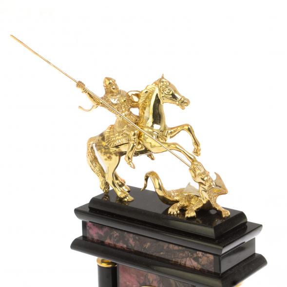 Часы &amp;quot;Георгий Победоносец&amp;quot; из родонита 126841