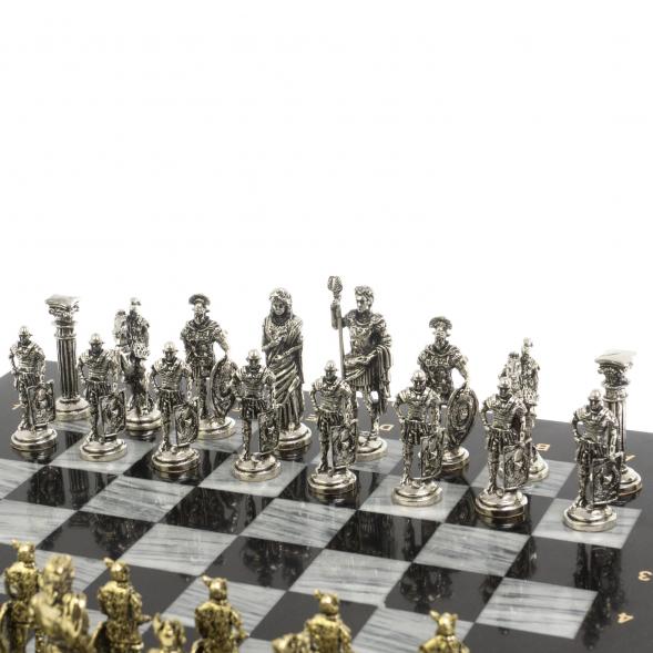 Шахматы &amp;quot;Галлы и Римляне&amp;quot; доска 36х36 см мрамор 127152