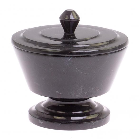 Сахарница из змеевика 11х11х10 см 125093