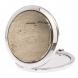 Карманное зеркальце из камня пирит цвет серебро 126154