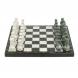 Каменные шахматы &amp;quot;Традиционные&amp;quot; доска 40х40 см мрамор шабовский змеевик 126997