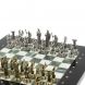 Шахматы подарочные &amp;quot;Римские лучники&amp;quot; 28х28 мрамор шабровский змеевик 127714