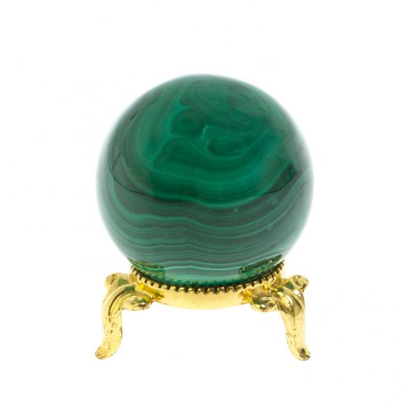 Шар из малахита 3,9 см 128564