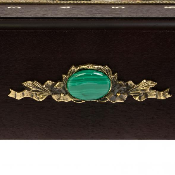 Шахматный ларец &amp;quot;Римские&amp;quot; из бронзы и креноида 130041