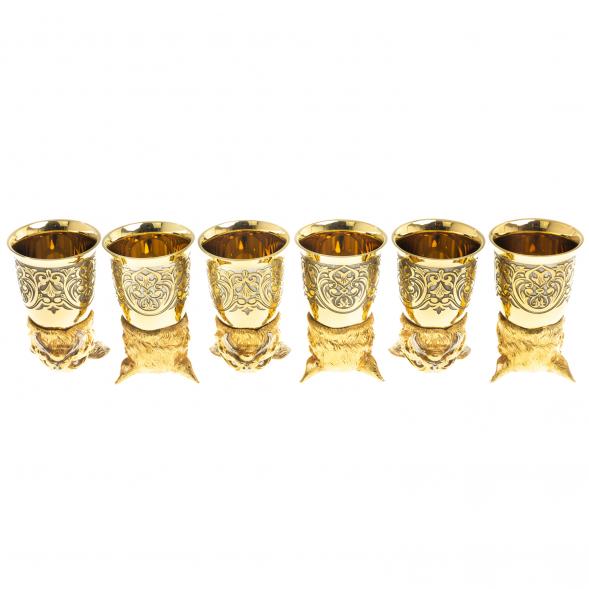 Стопки перевертыши &amp;quot;Рысь&amp;quot; набор 6 шт Златоуст 123667