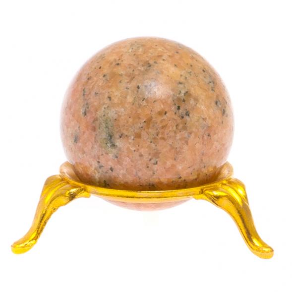 Шар из розового мрамора 4 см 125633