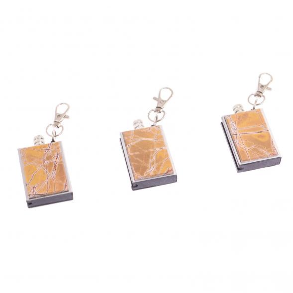 Брелок огниво &amp;quot;Вечная спичка&amp;quot; с накладкой из яшмы 2,8х1,3х5 см 126694