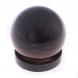 Шар из коричневого обсидиана 10 см на круглой подставке 121986