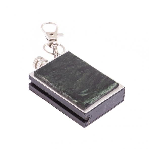 Брелок огниво &amp;quot;Вечная спичка&amp;quot; с накладкой из камня актиновит 2,8х1,3х5 см 126695