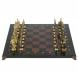 Шахматы настольные &amp;quot;Русские&amp;quot; бронза камень лемезит 40х40 см 117819