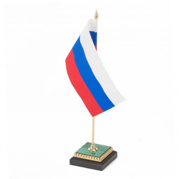 Флагшток из малахита и бронзы с позолотой 118718