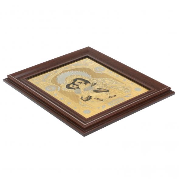 Икона &amp;quot;Владимирская Божья Матерь&amp;quot; 31,5х27,5х2 см Златоуст 128098