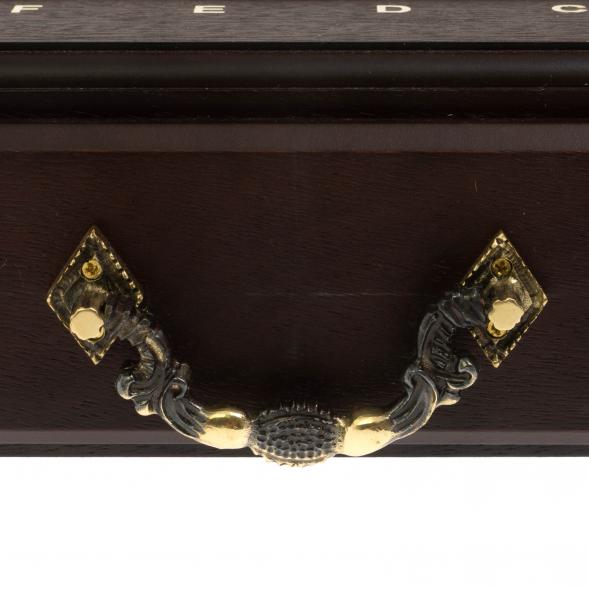 Шахматный ларец &amp;quot;Великая Отечественная война&amp;quot; камень креноид 130043