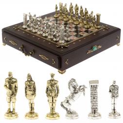 Шахматный ларец "Великая Отечественная война" камень креноид