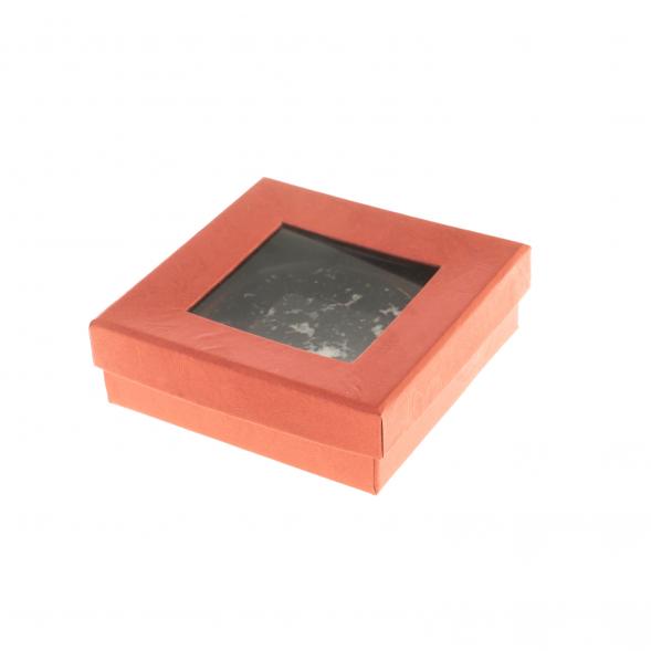 Зеркало круглое с накладкой из флогопита цвет золото 124207