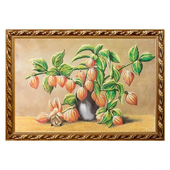 Натюрморт &amp;quot;Букет&amp;quot; багет 46х66 см, каменная крошка 111171