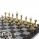 Шахматы турнирные &amp;quot;Стаунтон&amp;quot; доска 40х40 см серый мрамор 124518