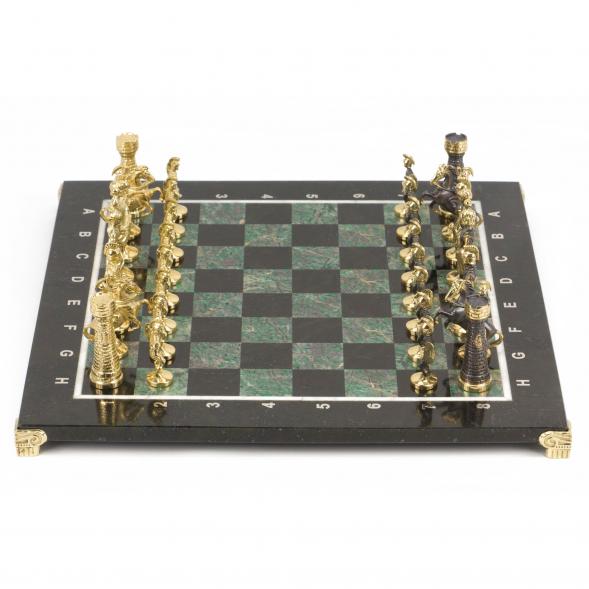 Шахматы &amp;quot;Римские&amp;quot; бронза березит 410х410 мм 117821