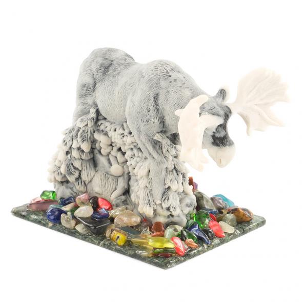 Сувенир &amp;quot;Лось&amp;quot; из мрамолита 119855