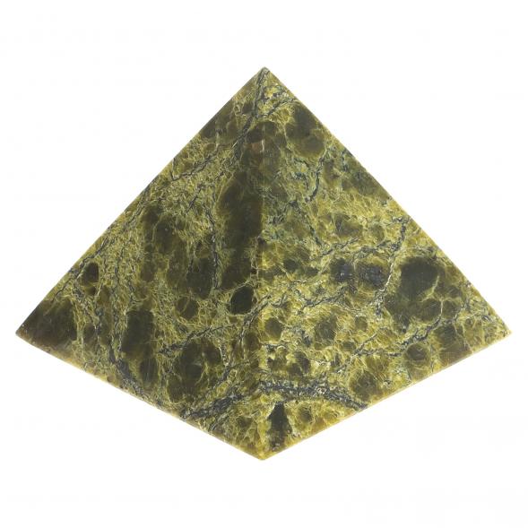 Пирамида 3,5х3,5х3,5 см камень змеевик 113735