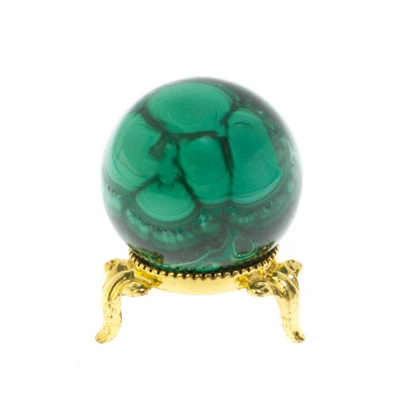 Шар из малахита диаметром 3,7 см 128566