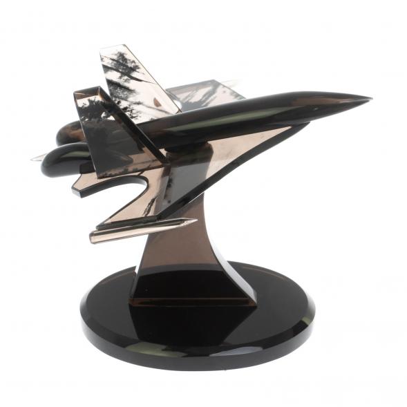 Сувенир &amp;quot;Самолет СУ - 30 у&amp;quot; из черного обсидиана 128716