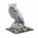 Статуэтка &amp;quot;Филин большой&amp;quot; из мрамолита на подставке из змеевика 121541