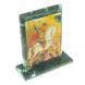 Икона &amp;quot;Св. Георгий Победоносец&amp;quot; змеевик 15х5х15,5 см 123495