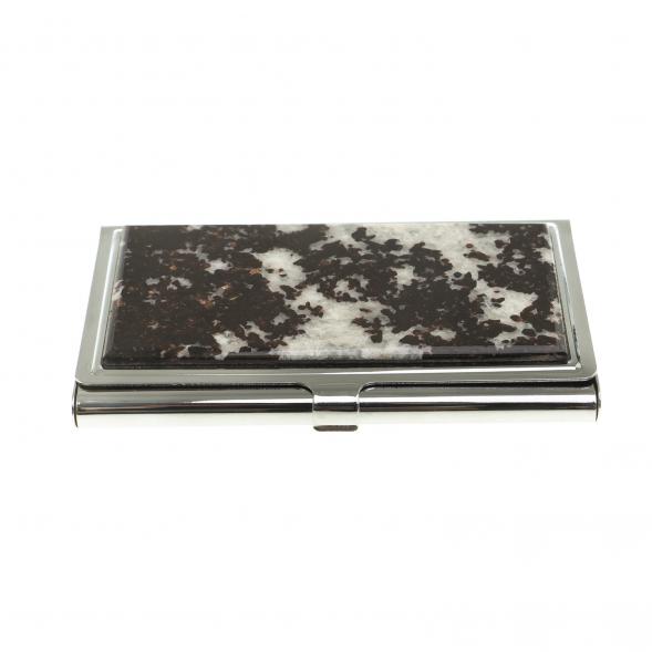 Карманная визитница из камня флогопит 124209