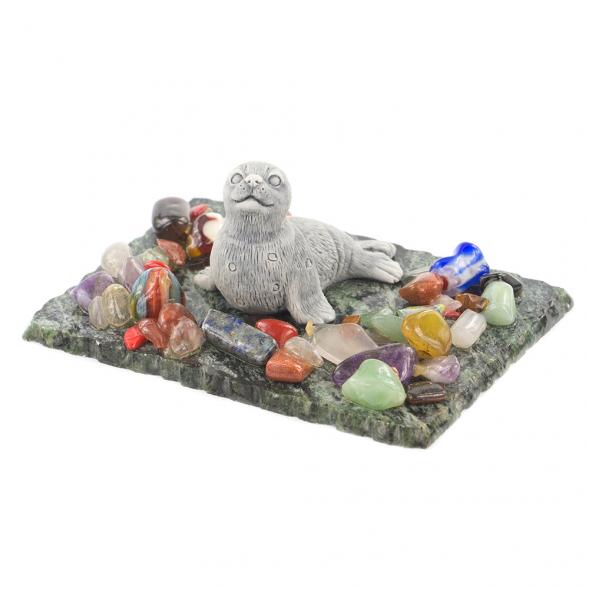 Сувенир &amp;quot;Тюлень&amp;quot; из мрамолита 119857