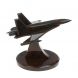 Сувенир &amp;quot;Самолет СУ - 30 у&amp;quot; из коричнево-серого обсидиана 128717