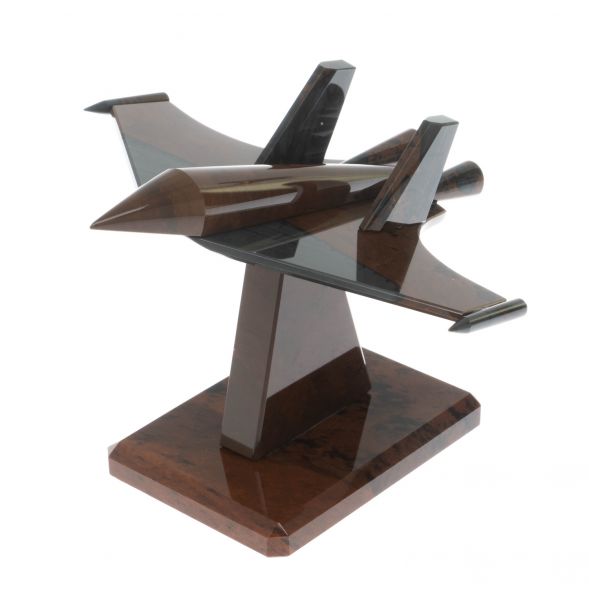 Сувенир &amp;quot;Самолет СУ - 30&amp;quot; из коричневого обсидиана 128718