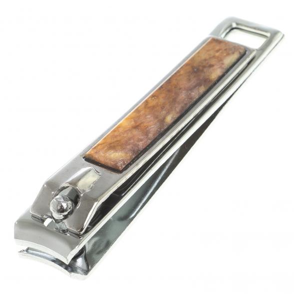 Кусачки для ногтей с камнем авантюрин 123850