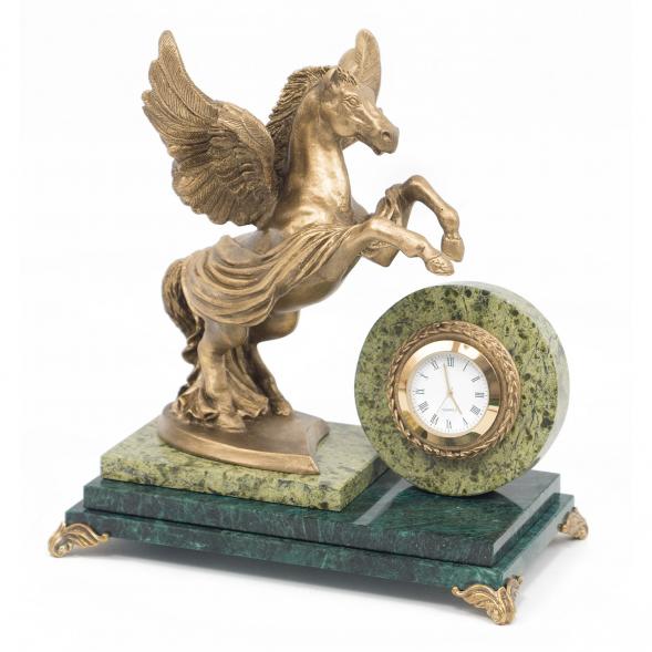 Часы &amp;quot;Пегас&amp;quot; змеевик 117530