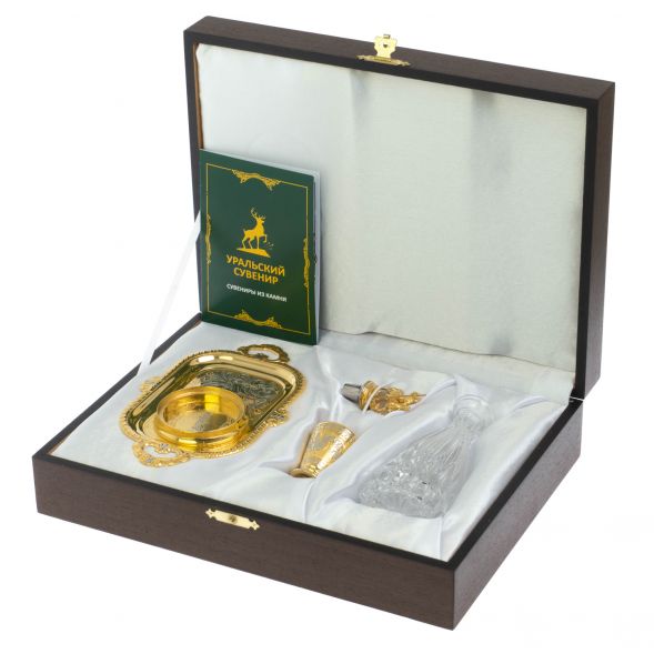 Водочный набор &amp;quot;Георгий Победоносец&amp;quot; Златоуст 128942