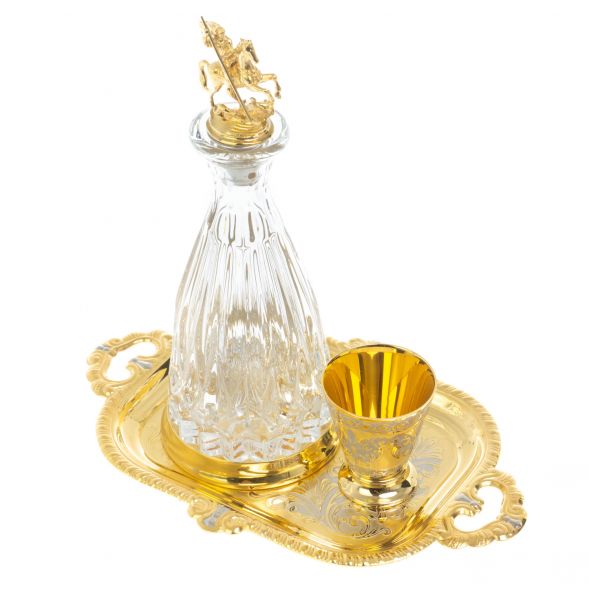 Водочный набор &amp;quot;Георгий Победоносец&amp;quot; Златоуст 128942