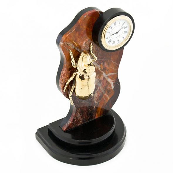 Часы &amp;quot;Жук&amp;quot; из яшмы 113062