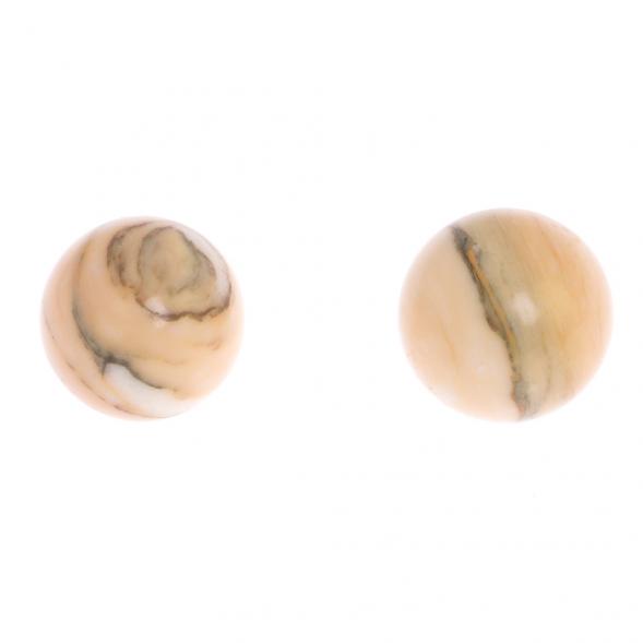 Шары для массажа 3,5 см 2 шт из газганского мрамора 125175