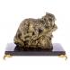 Фигурка &amp;quot;Тигр на бревне&amp;quot; на подставке из камня 122253
