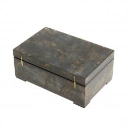 Шкатулка из лабрадорита 11,5х7,5х5 см