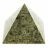 Пирамида 6х6х5,5 см камень змеевик