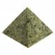 Пирамида 6х6х5,5 см камень змеевик 113761