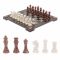 Шахматы с гравировкой "Турнирные" доска 36х36 см мрамор, лемезит