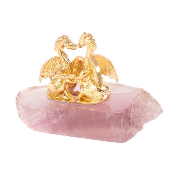 Сувенир &amp;quot;Пара драконов&amp;quot; из камня флюорит 126846