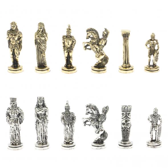 Шахматы подарочные Александр Македонский&amp;quot; доска 36х36 см / серый мрамор 127951