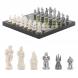 Шахматы из камня змеевик &amp;quot;Средневековье&amp;quot; доска 40х40 см 119962