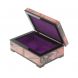 Шкатулка из камня родонит 12х8х4,5 см 127161