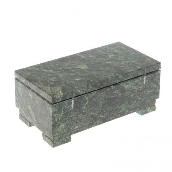 Шкатулка для денег &amp;quot;Купюра&amp;quot; с зеркалом змеевик 18,5х9,5х6,5 см 120045