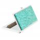 Карманная визитница из камня амазонит цвет серебро 122436